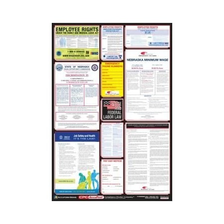 Accuform OSHA SAFETY POSTER COMBO STATE, PPG300NE PPG300NE